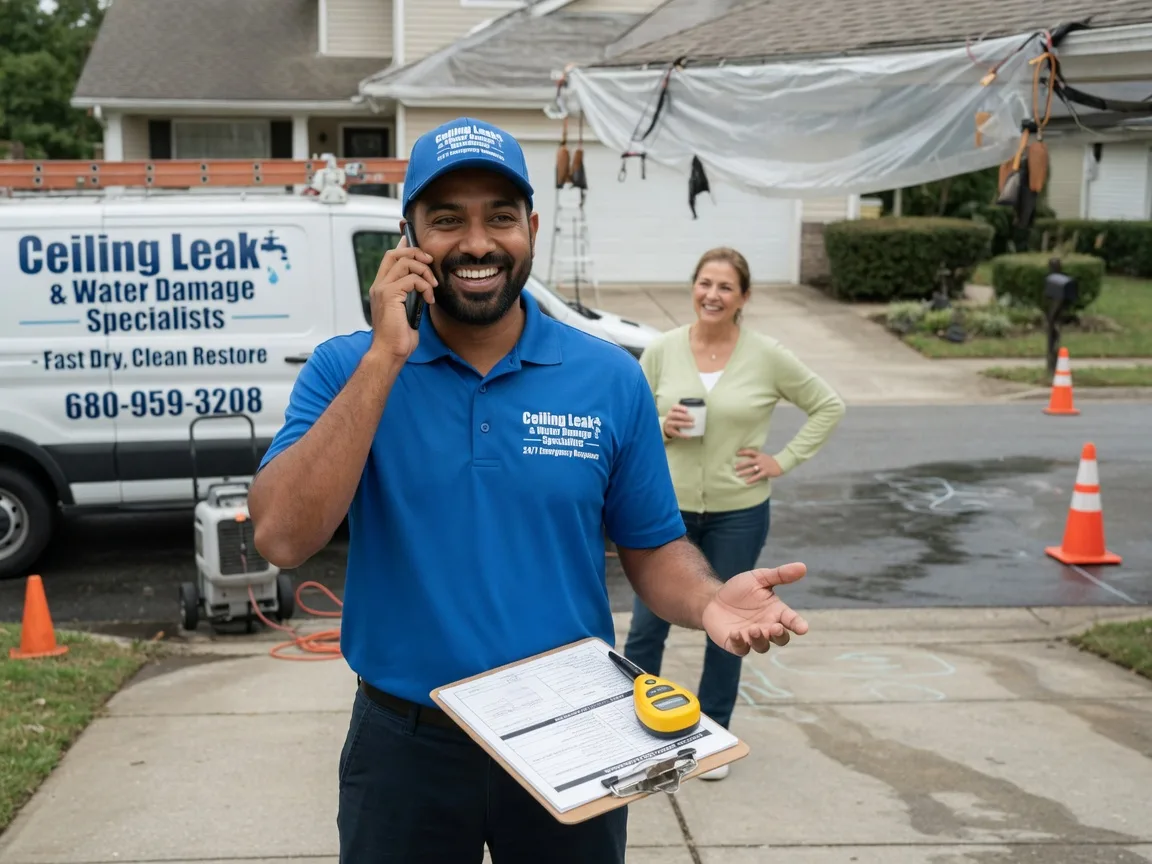 Ceiling Leak Cleanup Stowe, VT FAQs